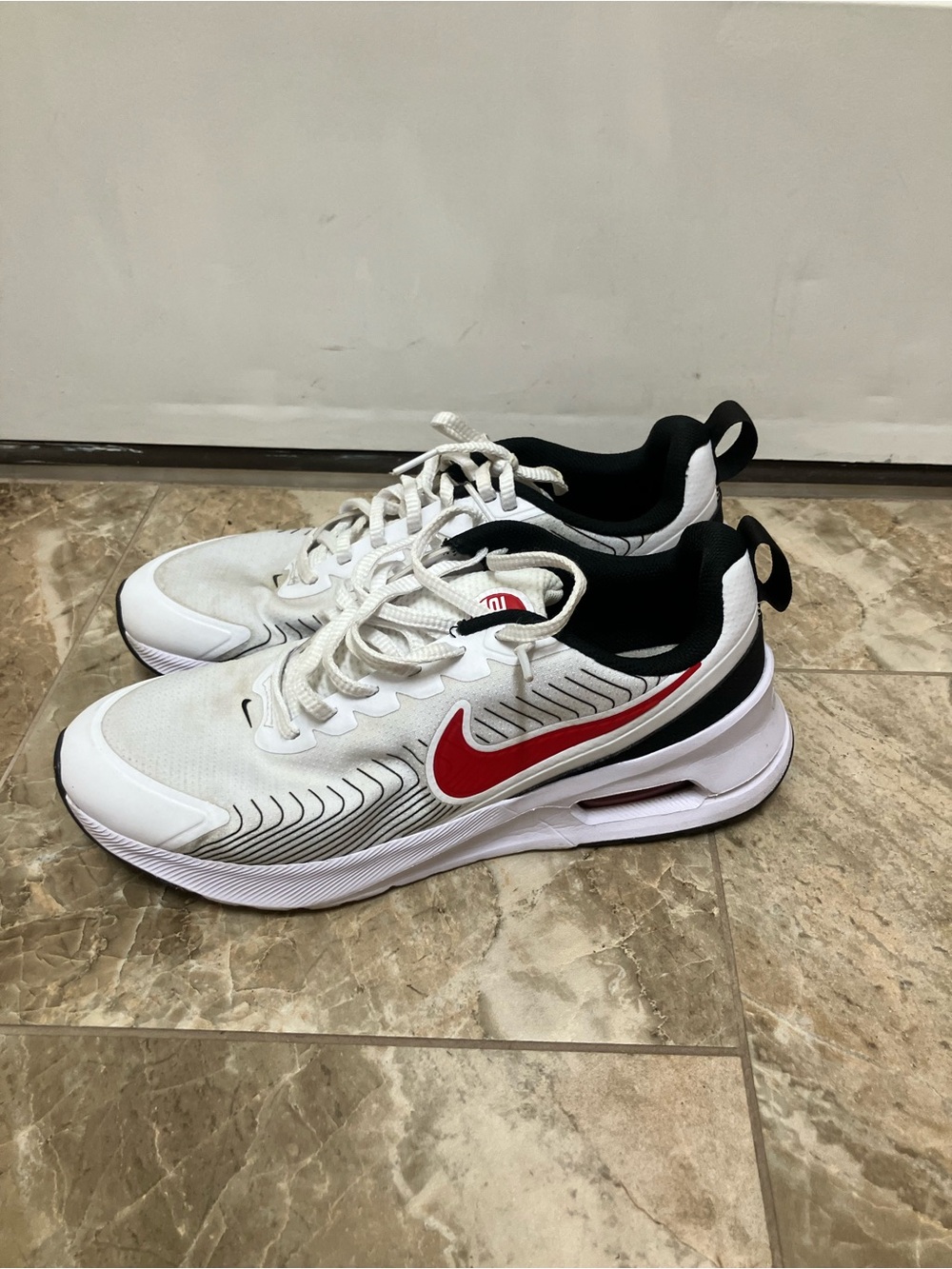 Nike Air Max Nuaxis White Black University Red